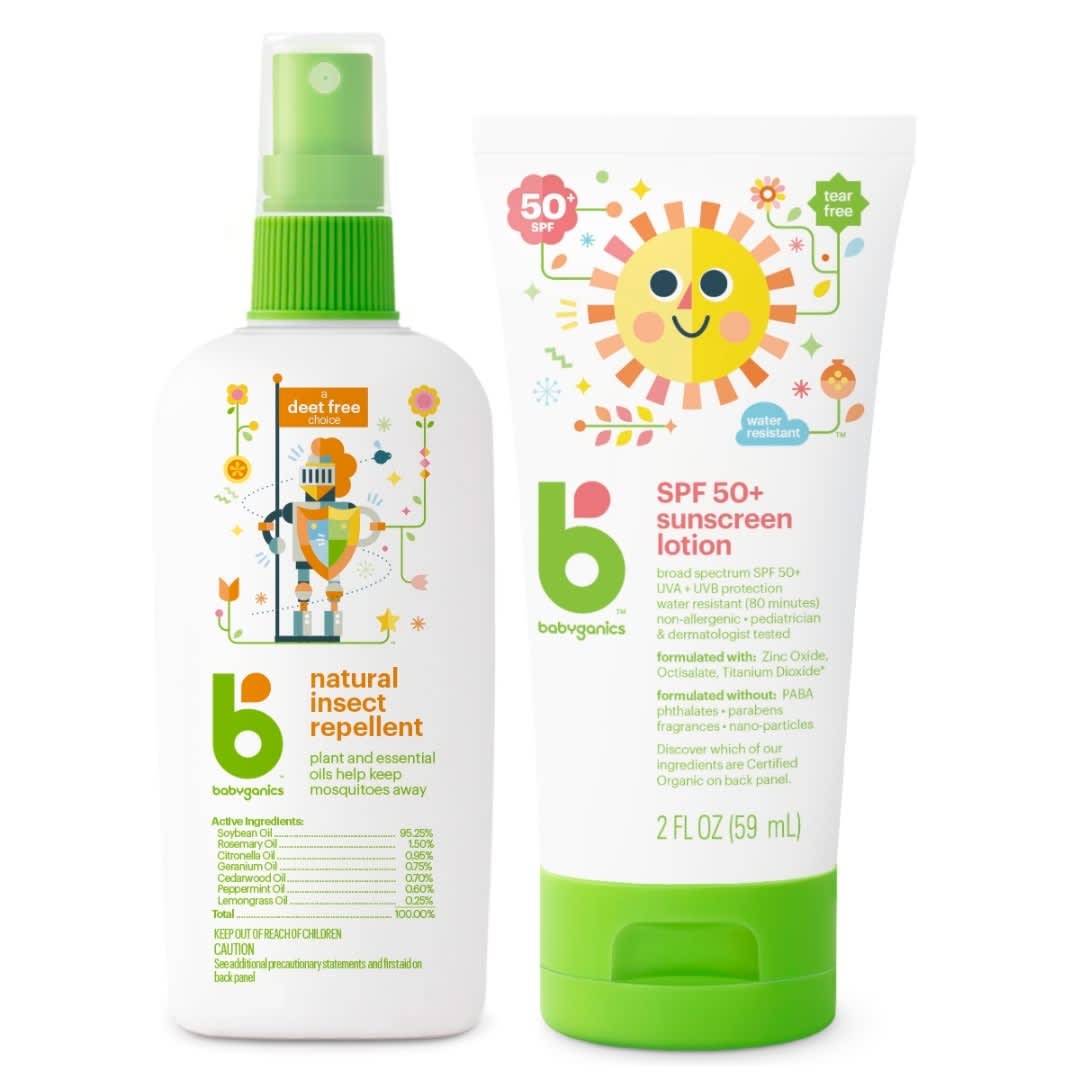 Babyganics sunscreen hot sale and insect repellent